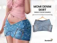 Bumblebee - Momi Denim Skirt - N*13