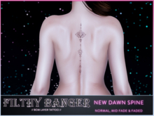 FB - New dawn spine tattoo