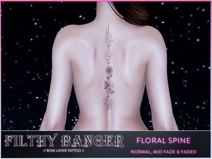 FB - Floral spine tattoo 2k