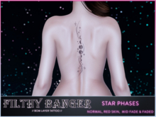 FB - Star Phases - back tattoo