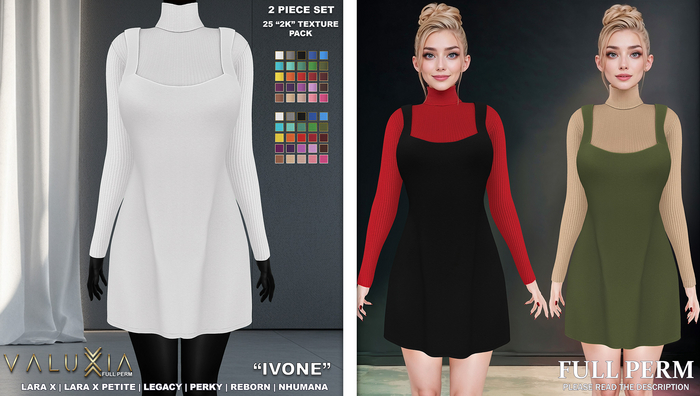 VALUXIA[FP] - Ivone 2K TEXTURE PACK FULL PERM