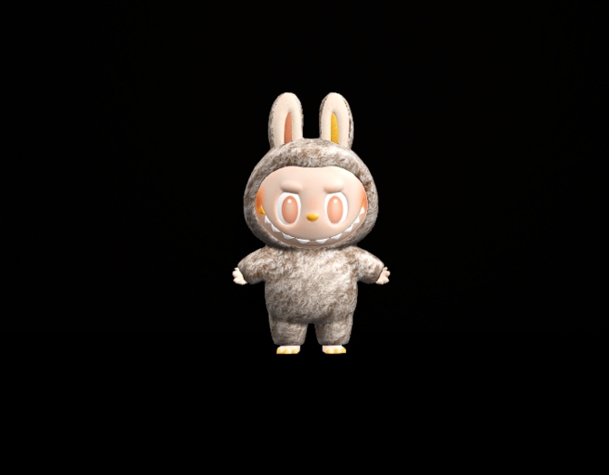 $[WAVY] ORANGE EYES LABUBU