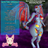 [HkPk] Gemstone Gargoyle for SG FD - Ruby