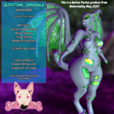 [HkPk] Gemstone Gargoyle for SG FD - Emerald