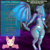 [HkPk] Gemstone Gargoyle for SG FD - Aquamarine 