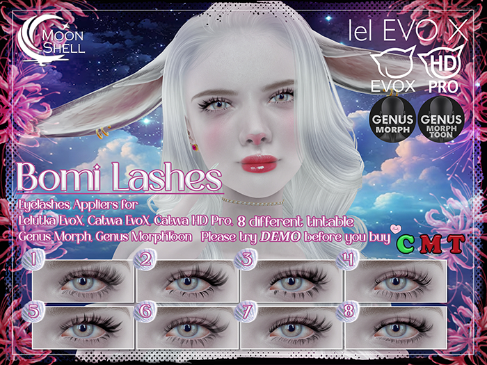 Moon Shell - Bomi Lashes Applier - FatPack
