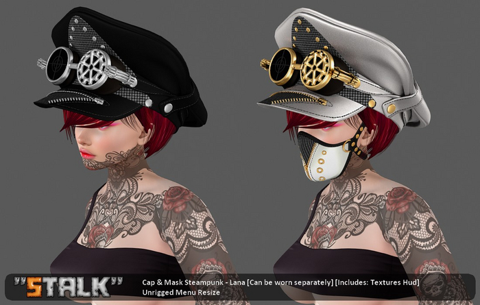 Cap & Mask Steampunk - Lana [DEMO]