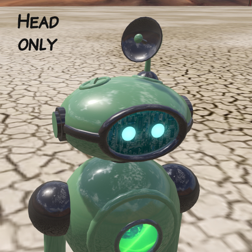 RetroFuture Robot alternate heads