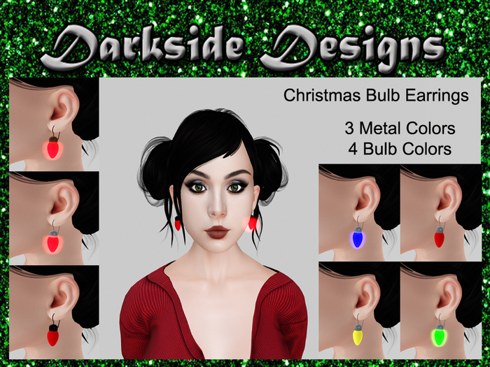 Christmas Bulb Earrings