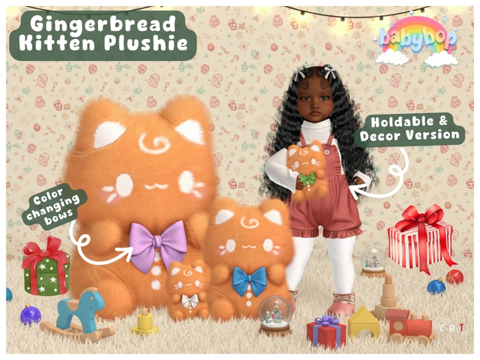 ::bb:: Gingerbread Kitty - Plushie