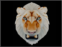 T-3D Creations [ Jungle Lion Head 02 ] Mesh - Full Perm