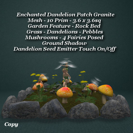 Enchanted Dandelion Patch Granite1