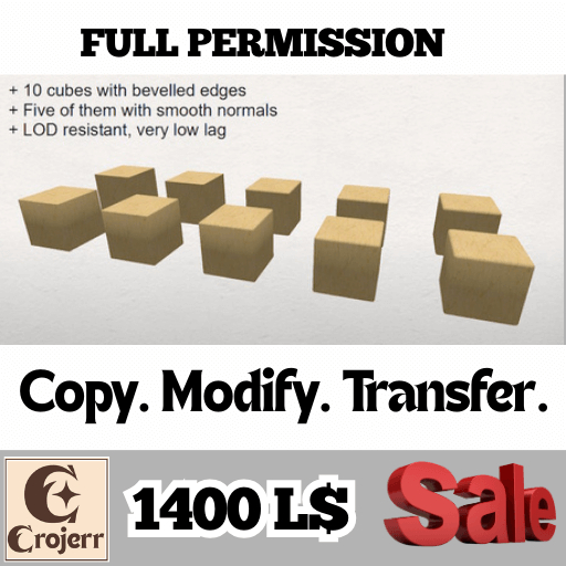 OPQ Rounded-Edge Mesh Cubes – Full Perm Bevelled Set