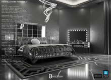 Crystal Luxury Bedroom Set PG [Erfe Design]*