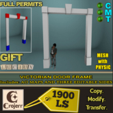 VICTORIAN DOOR FRAME - FULL PERM - GIFT