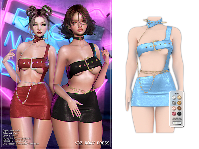 [VOZ] Roxy Dress (Blue)