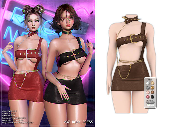 [VOZ] Roxy Dress (Brown)