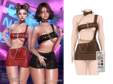 [VOZ] Roxy Dress (Brown)