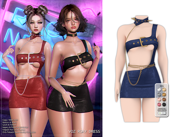 [VOZ] Roxy Dress (Navy)