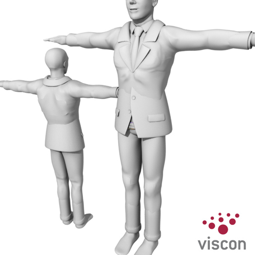 Viscon* Sculpties Suit Pack V2 + UV Maps + Belt + Trouser Cuff