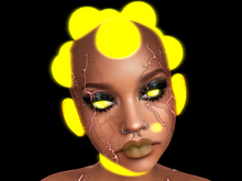 Mesh Ear = Sci-Fi,Cyborg,Fantasy ,Neon Glow Yellow