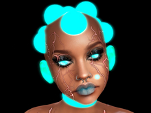 Mesh Ear = Sci-Fi,Cyborg,Fantasy ,Neon Glow Mint