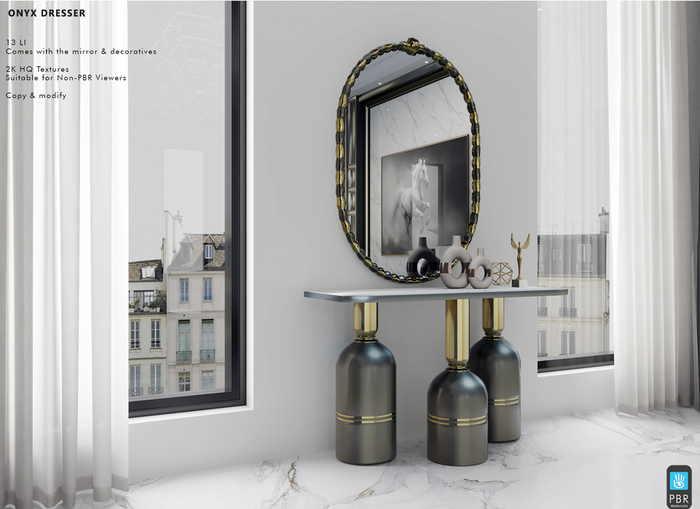 Onyx Dresser 13 LI - PBR  [Erfe Design]*
