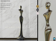 Onyx Woman Statue 3 Colored  2 LI - PBR  [Erfe Design]*