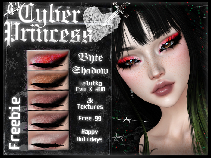 Cyber Princess. Byte Shadow HUD 2k (Lel Evo X) Freebie