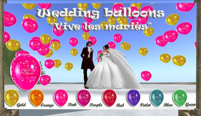 ::LC:: Particles Emiter "Wedding balloons VLM" Green  (boxed)
