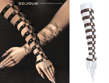 SOJOUR - Carmen gloves - vintage brown