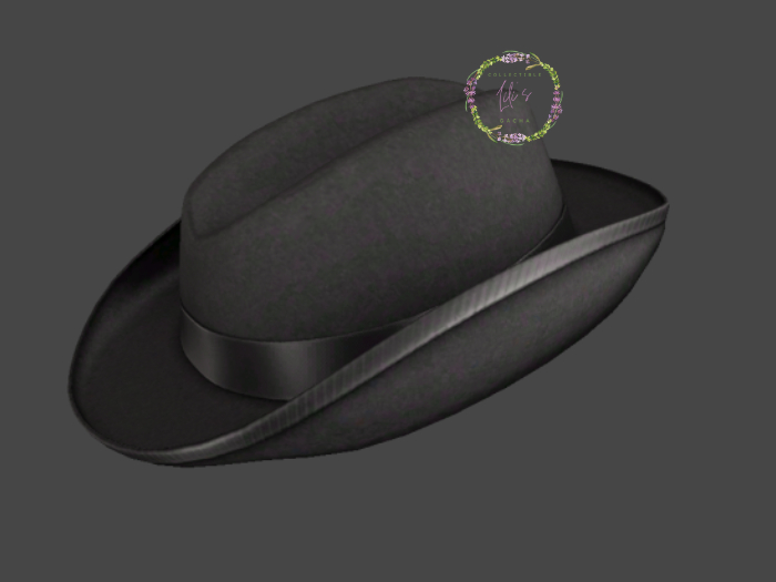 -David Heather-Homburg Hat/Black