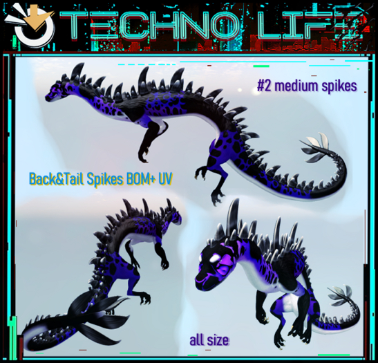 [TL] Back Spikes Mod #2 For KZK Gale Guardian