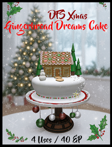 DFS Xmas Gingerbread Dreams Cake - ACTUAL ITEM