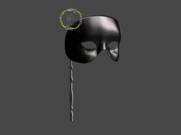 -David Heather-Masquerade Mask/Black 