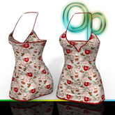 Christmas Neckline Dress LARAX
