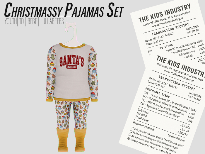 TKI- Santa Fav Pj Set