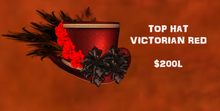 TOP HAT RED VICTORIAN BOXED