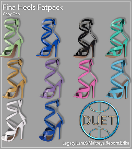 Duet Fina Heels Fatpack 