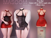[[ Masoom ]] Wicked Rose Dress - Red