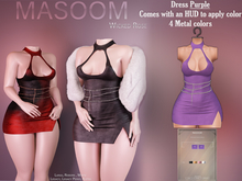 [[ Masoom ]] Wicked Rose Dress - Purple