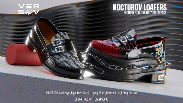 [VERSOV] NOCTUROV LOAFERS - FATPACK