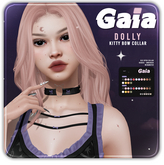 Gaia - dolly kitty bow collar - fullpack