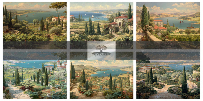 TB - ROMAN LANDSCAPE MURALS