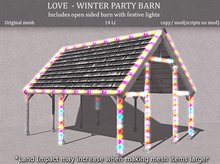 LOVE SUPERSTORE - WINTER PARTY BARN