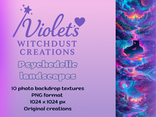 Psychedelic landscapes Backdrops