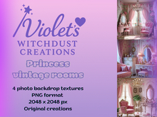 Princess vintage rooms Backdrops