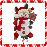 Snowman Wreath