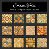 *Wallflowers* Citrus Tiles