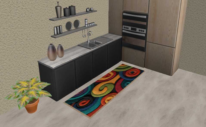 Hallway & kitchen Rug #054